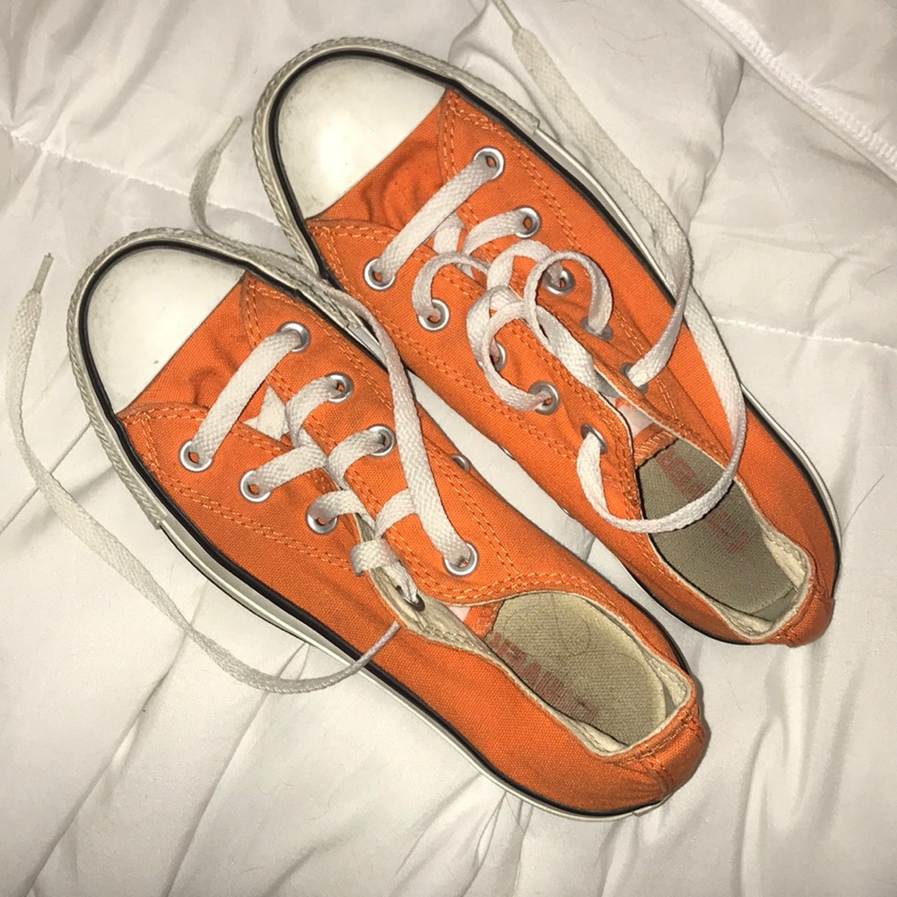 Orange Converse